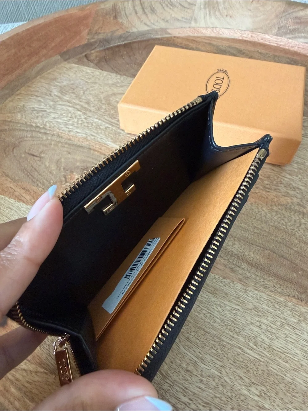 Tod’s zip card holder